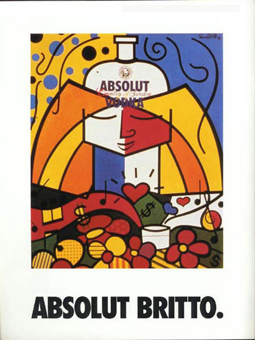 britto Absolut Vodka Ads to Check Out