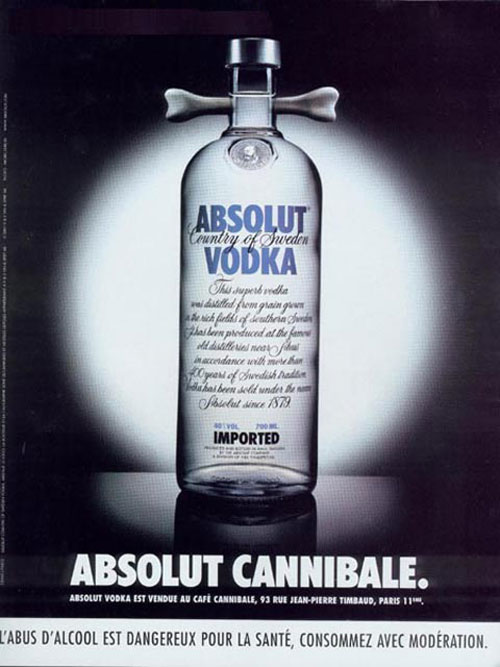 cannibale Absolut Vodka Ads to Check Out