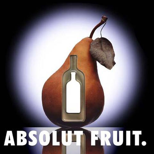 fruit Absolut Vodka Ads to Check Out