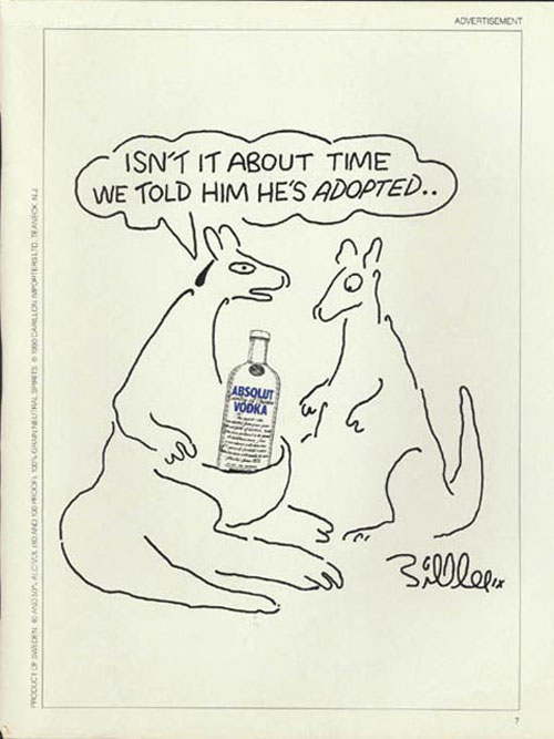 kangaroo Absolut Vodka Ads to Check Out