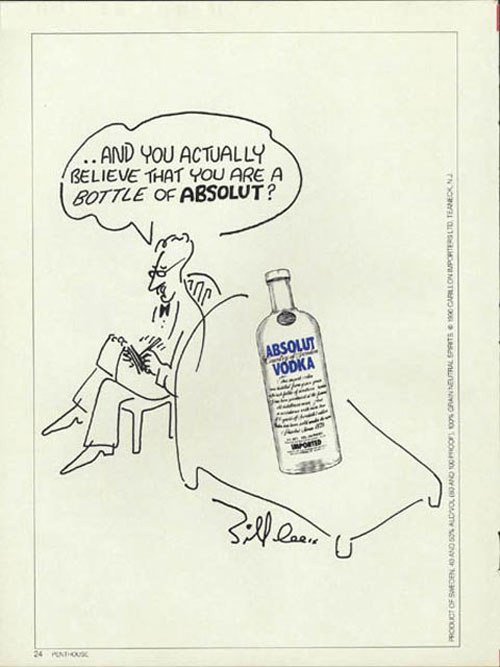 psychiatrist Absolut Vodka Ads to Check Out