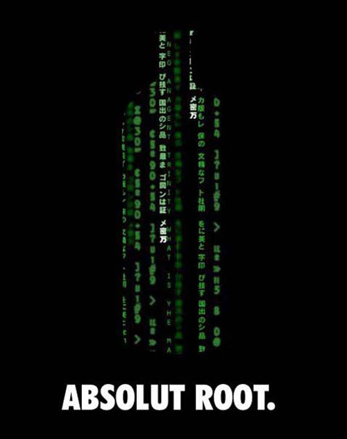 root Absolut Vodka Ads to Check Out