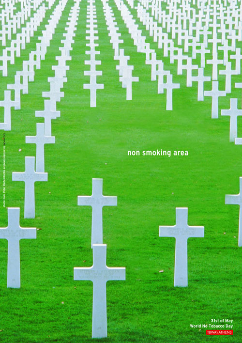 World-No-Tobacco-Day---Non-Smoking-Area Remarkable Anti-Smoking Advertising Campaigns - 53 Examples