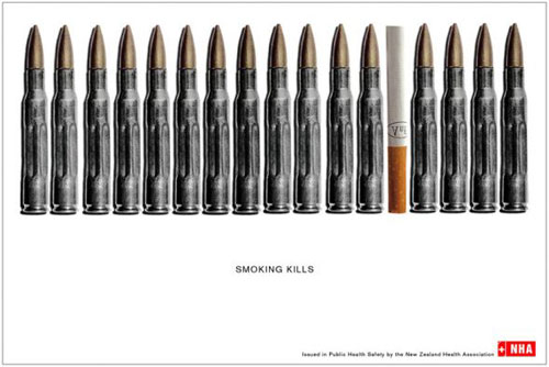 nha_bullets Remarkable Anti-Smoking Advertising Campaigns - 53 Examples