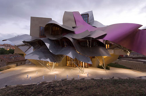 Hotel-Marques-De-Riscal-spa From Architecture To Science Fiction - 93 Sci-Fi Buildings