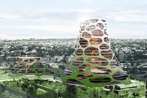 solar-powered-volcano-tower From Architecture To Science Fiction - 93 Sci-Fi Buildings