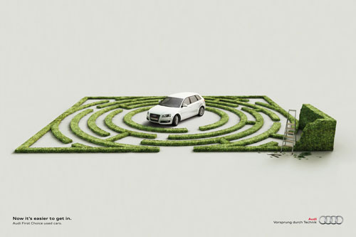 audi-2 70 Creative And Clever Car Ads You Must See Today