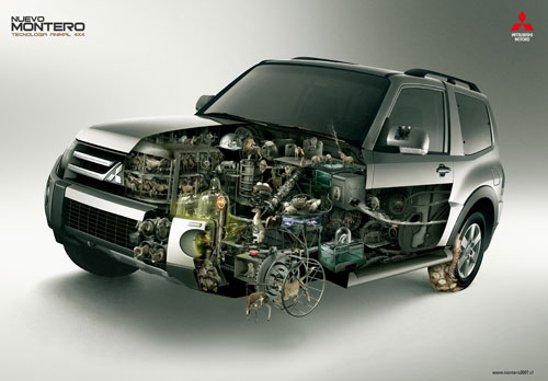 mitsubishi-2 70 Creative And Clever Car Ads You Must See Today