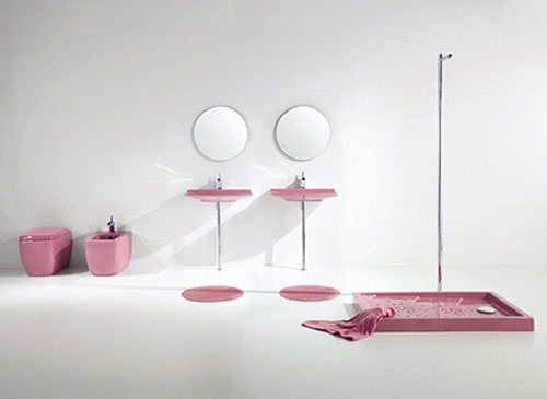 aquaplus-pink-bathroom-fixt Bathroom interior design ideas to check out (85 pictures)