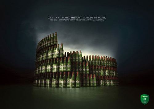 Heineken---Official-sponsor-of-the-UEFA-Champions-League-final The Best 40 Beer Ads You Can See Today
