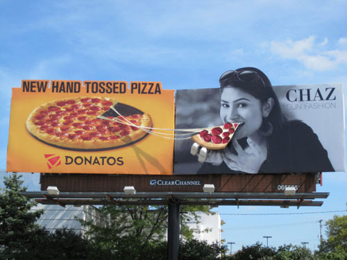Donatos-Pizza Best billboard ads ideas - 88 creative billboards