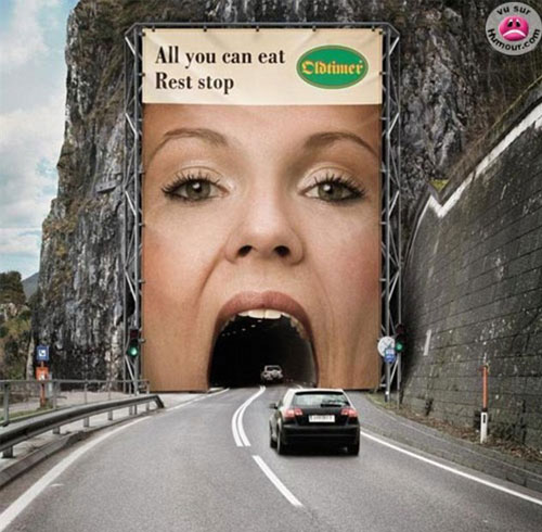 Oldtimer-Restaurants-All-you-can-eat-rest-stop Best billboard ads ideas - 88 creative billboards