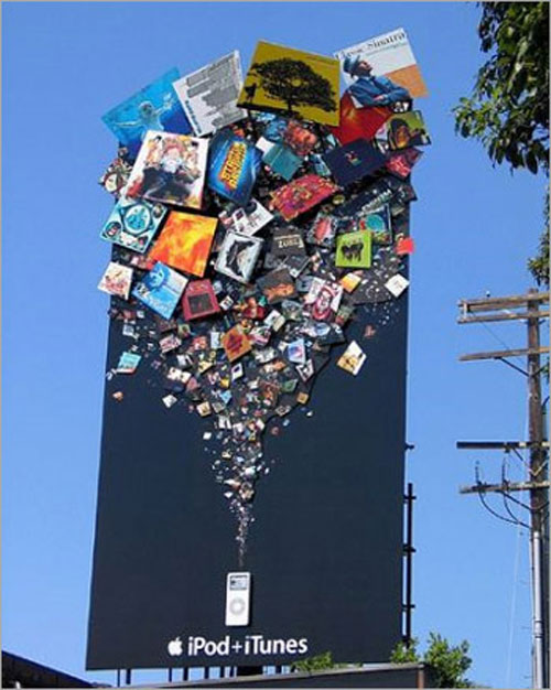 iPod-iTunes Best billboard ads ideas - 88 creative billboards