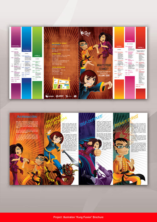 Kung_Fusion_Brochure_by_elmoyiling Brochure Design Inspiration (64 Modern Brochure Examples)