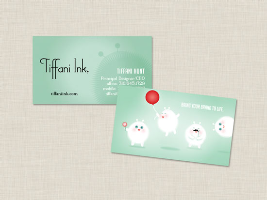 Tiffani-Ink Best Business Card Designs - 300 Cool Examples and Ideas