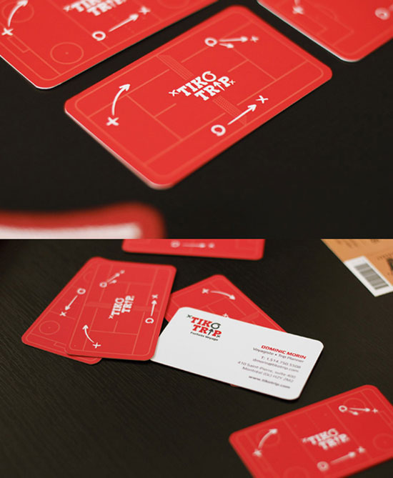 Tiko-trip Best Business Card Designs - 300 Cool Examples and Ideas