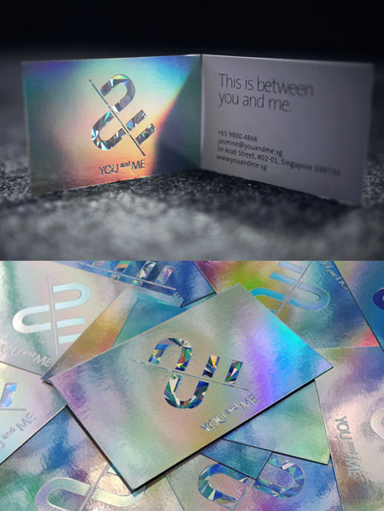 You-n-Me Best Business Card Designs - 300 Cool Examples and Ideas
