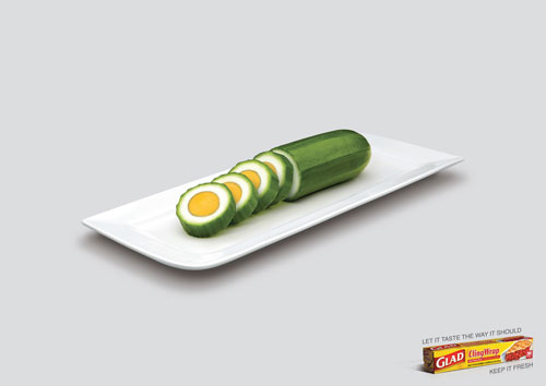 Glad-Cling-Wrap 41 Creative Print Advertisements You Should See