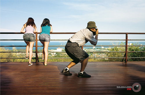 Omax-Wide-Angle-Lenses 41 Creative Print Advertisements You Should See