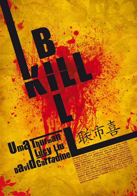 15.-Kill-Bill-Typographic-Poster-by-samextremo Typography posters: Tips, Best Practices, And 108 Examples