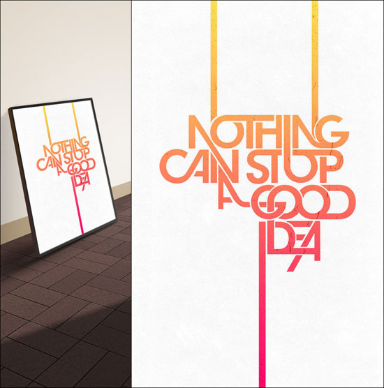 3.-Thinking-Around-I-by-mauroh Typography posters: Tips, Best Practices, And 108 Examples