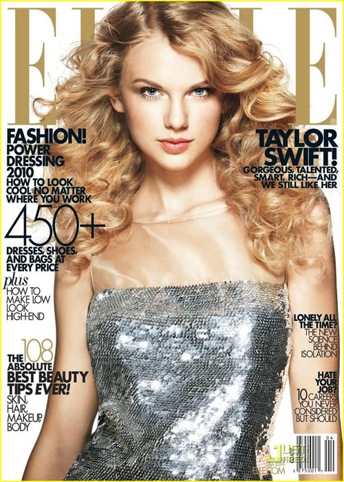 elle-Taylor-Swift Fashion And Lifestyle Magazines Cover Design - 45 Examples