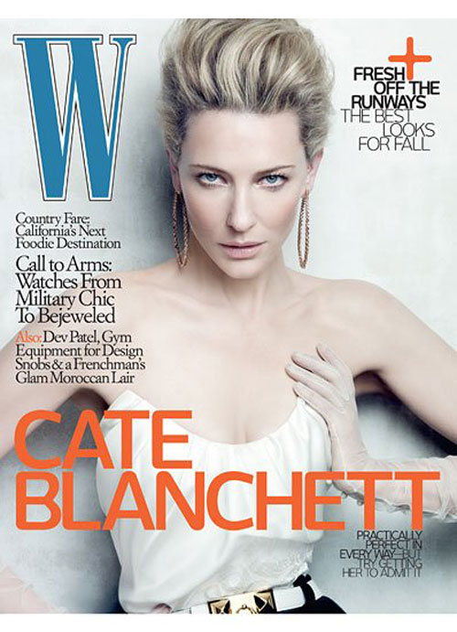 w-cate-blanchett Fashion And Lifestyle Magazines Cover Design - 45 Examples