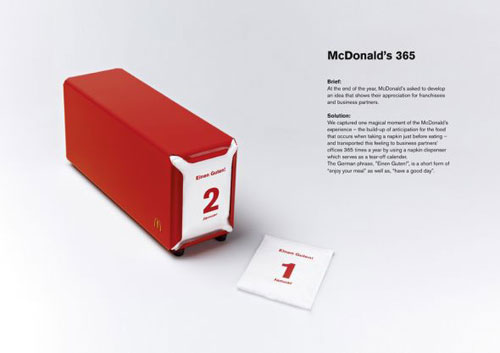 McD_Kalender_365.preview Burger King vs KFC vs McDonald's Print Advertising
