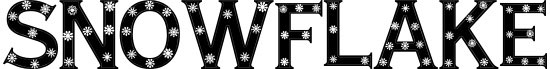 snowflake 117 Free Christmas fonts to use for holiday projects