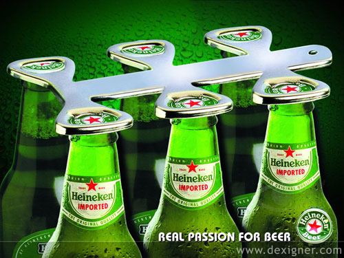 No._3_Heineken_6Pack Heineken Advertising Campaigns On Print And Tv