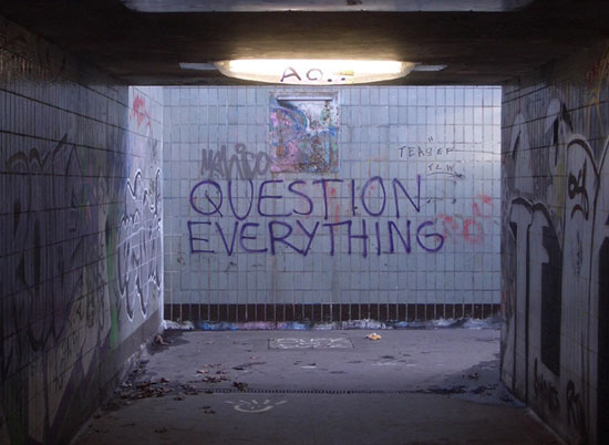 QUESTION EVERYTHING wallpaper