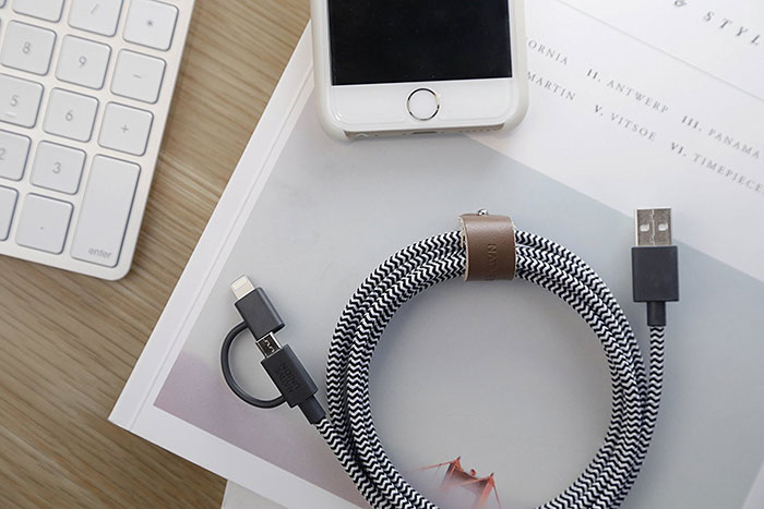 Native Union BELT Twin Head - 6.5ft Charging Cable