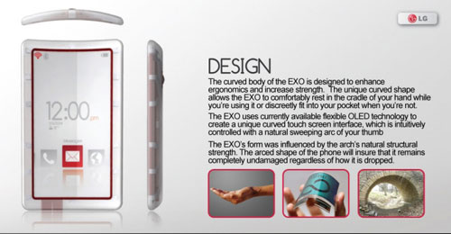 LG-EXO-1 37 Conceptos geniales de teléfonos celulares que le gustaría tener