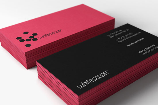 Whitescape Best Business Card Designs - 300 Cool Examples and Ideas