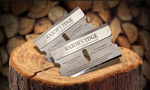Razors-Edge Best Business Card Designs - 300 Cool Examples and Ideas