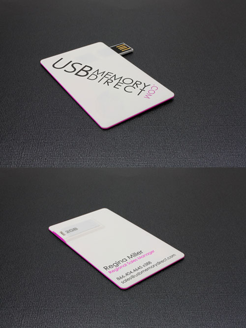 USB-Memory-Direct Best Business Card Designs - 300 Cool Examples and Ideas