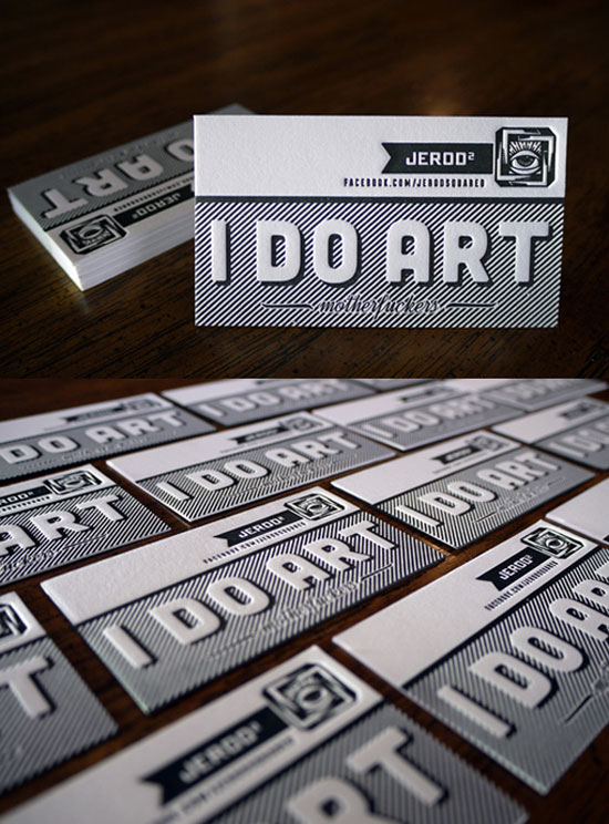 Jerod-Squared Best Business Card Designs - 300 Cool Examples and Ideas