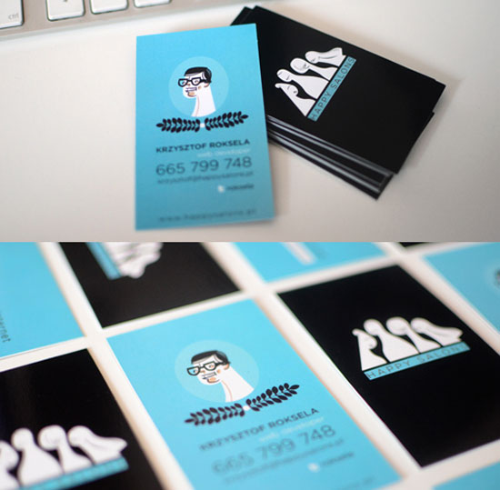 The-Happy-Salon Best Business Card Designs - 300 Cool Examples and Ideas