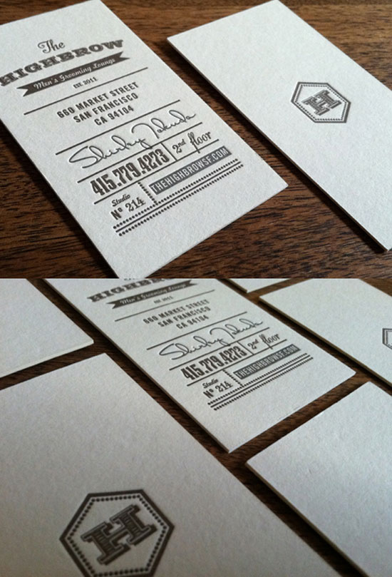 The-Highbrow Best Business Card Designs - 300 Cool Examples and Ideas