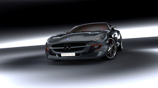 Mercedes-Benz-300SL-by-Slimane-Toubal The Best New Concept Car Designs For The Future - 96 Vehicles