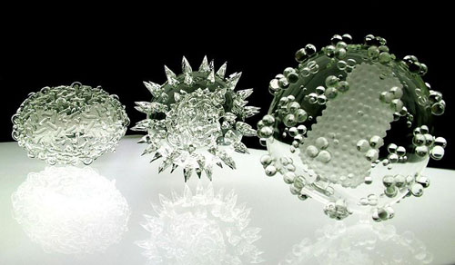 deadly-viruses-made-of-glass-by-luke-jerram Strange Art That You'll Love (80 Cool Examples Of Art)