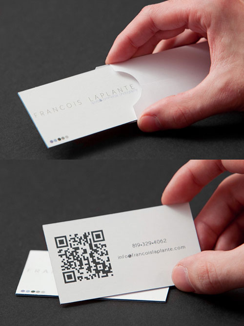 Francois-Laplante Best Business Card Designs - 300 Cool Examples and Ideas