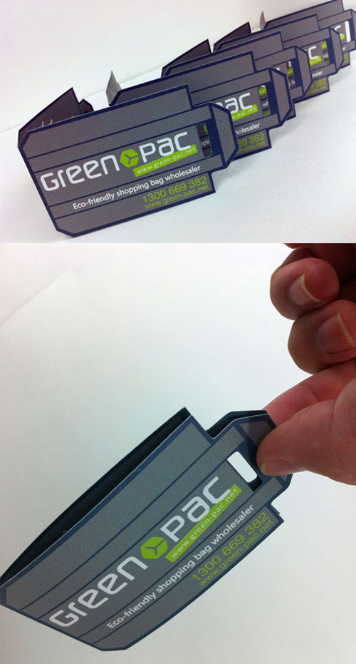 Green-Pac Best Business Card Designs - 300 Cool Examples and Ideas