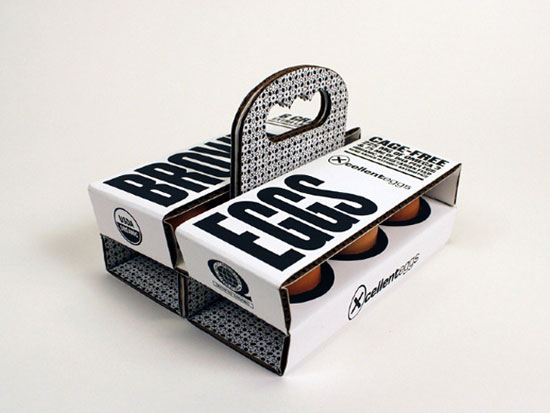6-Brown-Eggs Awesome product packaging designs (44 ideas)
