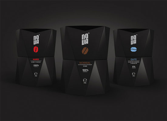 Coffee-Nova Awesome product packaging designs (44 ideas)