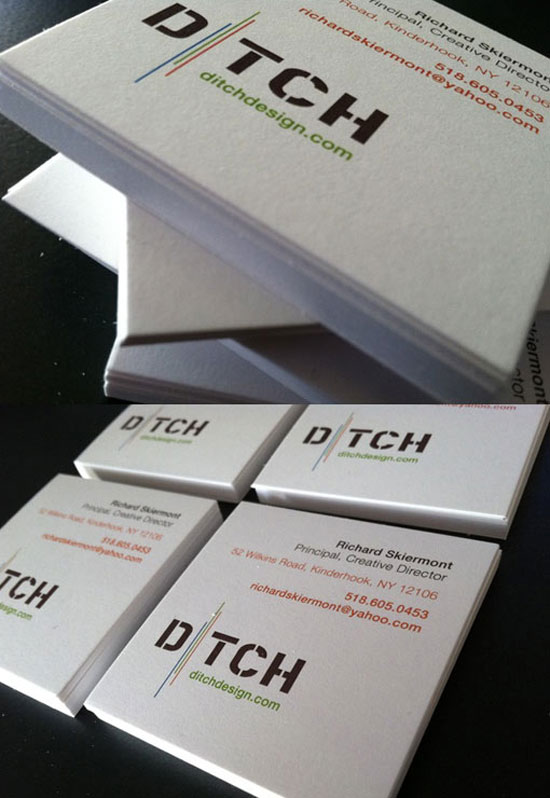 Richard-Skiermont Best Business Card Designs - 300 Cool Examples and Ideas