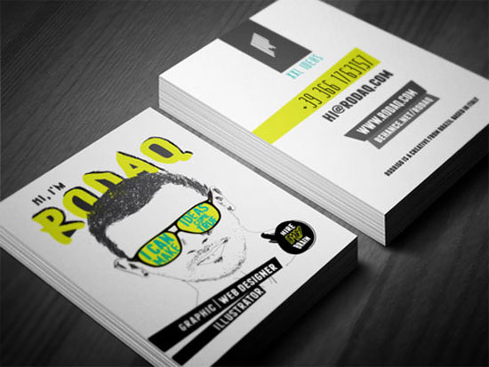 Rodaq Best Business Card Designs - 300 Cool Examples and Ideas