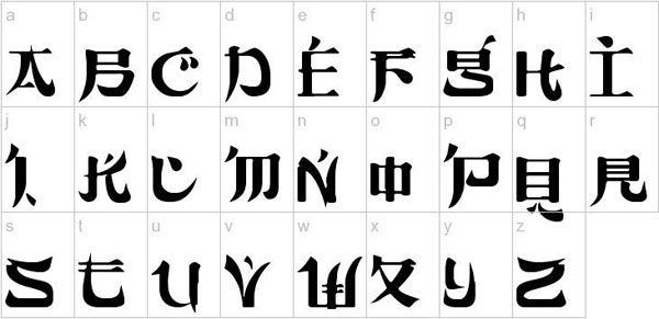 Sumdumgoi Chinese, Japanese and Korean Styled Fonts (44 Free Fonts)