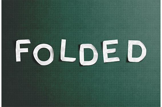 create-a-realistic-folded Photoshop Typography Tutorials (80 Examples)