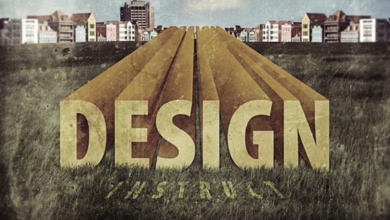 create-stunning-3d-text-in-a-grungy Photoshop Typography Tutorials (80 Examples)